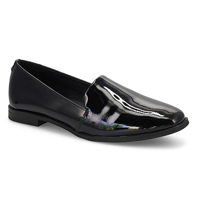 Lds Peyton Slip On Flat - Black Patent