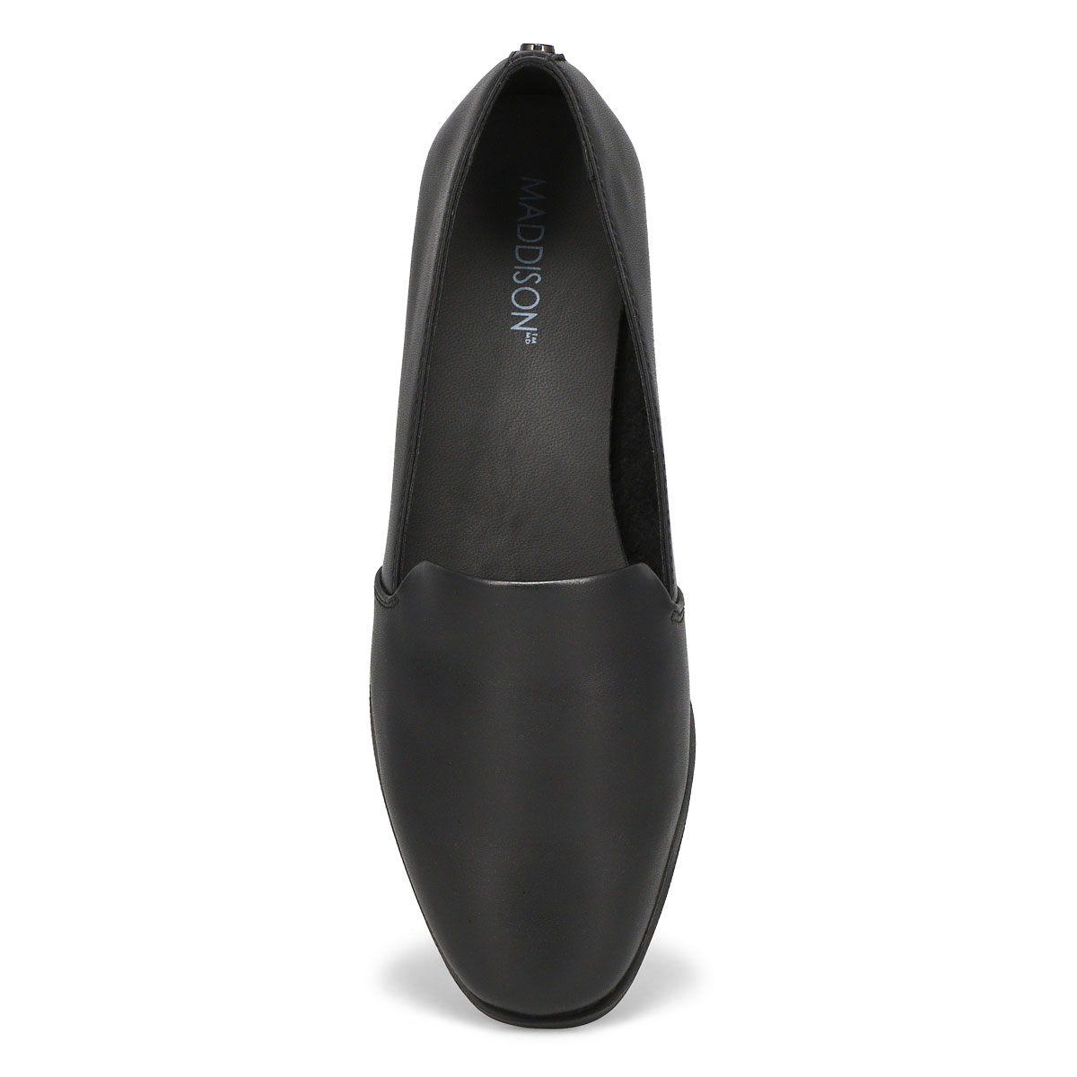 Women's Peyton Leather Slip On Flat - Black