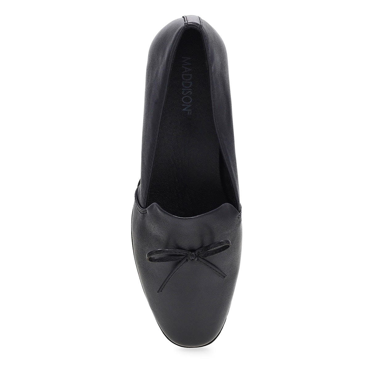 Chaussure plate en cuir  enfiler Peyton Bow pour