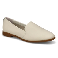 Women's Peyton Leather Slip On Flat - Chalk