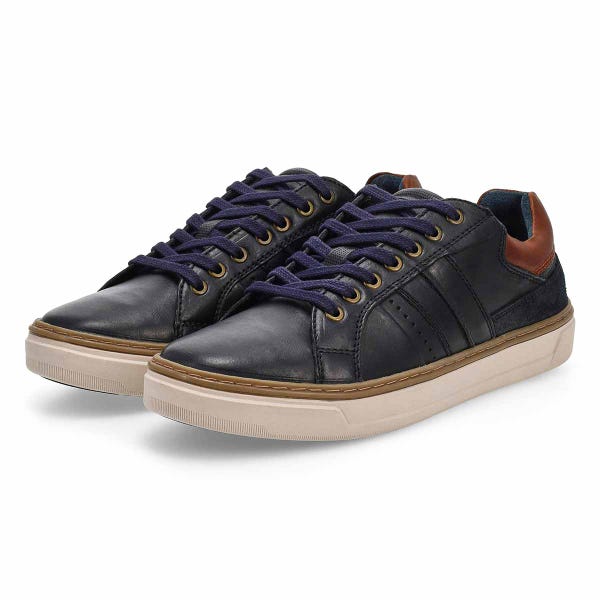 Richelieu en cuir décontracté PHILOS, marine Argentine, hommes