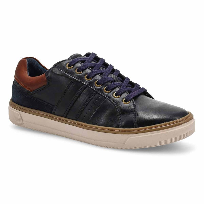 Richelieu en cuir décontracté PHILOS, marine Argentine, hommes