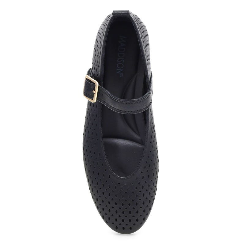 Women's  Piper Leather Mary Jane Shoe - Black