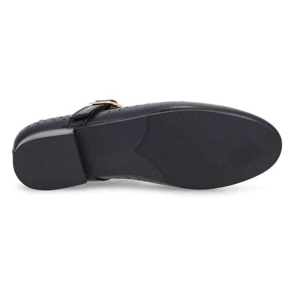 Women's  Piper Leather Mary Jane Shoe - Black