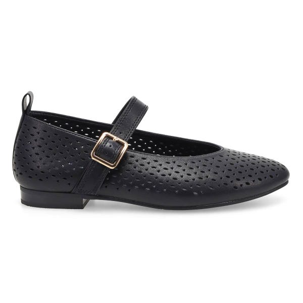 Women's  Piper Leather Mary Jane Shoe - Black