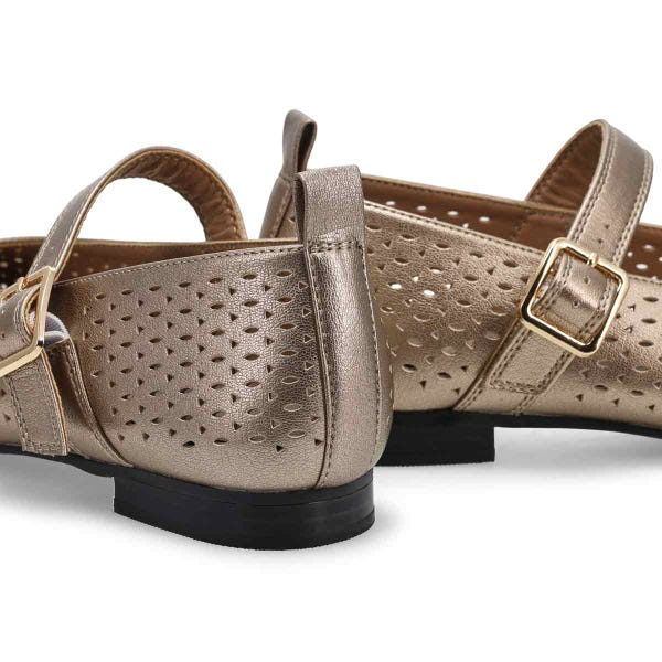 Women's Piper Leather Mary Jane Shoe - Champagne