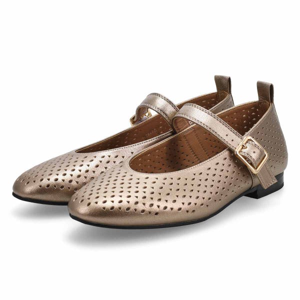 Women's Piper Leather Mary Jane Shoe - Champagne