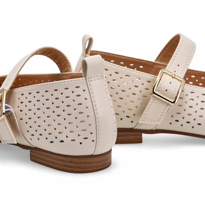 Women's Piper Leather Mary Jane Shoe - Cream