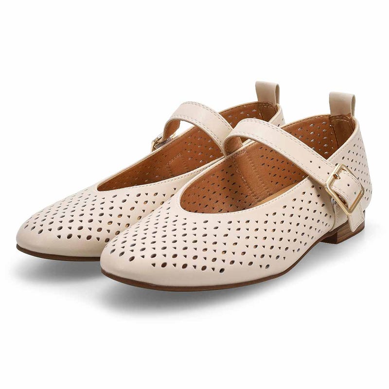 Women's Piper Leather Mary Jane Shoe - Cream