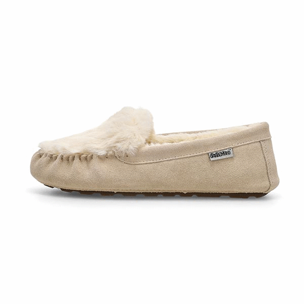 SoftMoc Women's Pixie SoftMocs - Ice White | SoftMoc.com