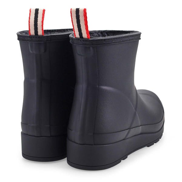 Women's Original Play Short Waterproof Insulated Rain Boot - Black