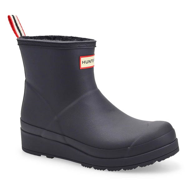 Women's Original Play Short Waterproof Insulated Rain Boot - Black