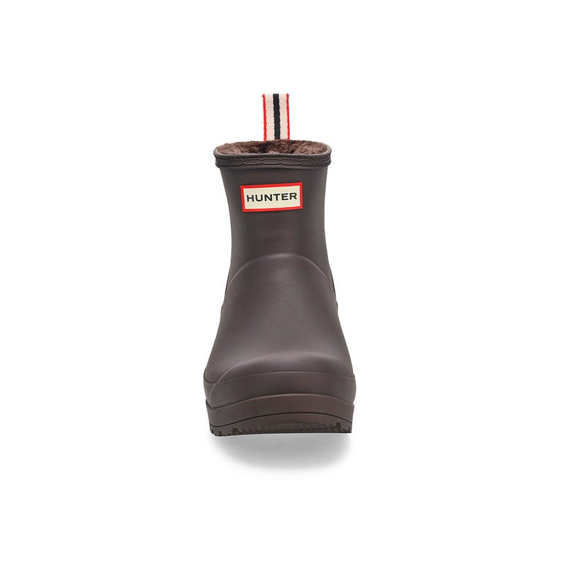 Women's Original Play Short Waterproof Insulated Rain Boot - Hot Fudge