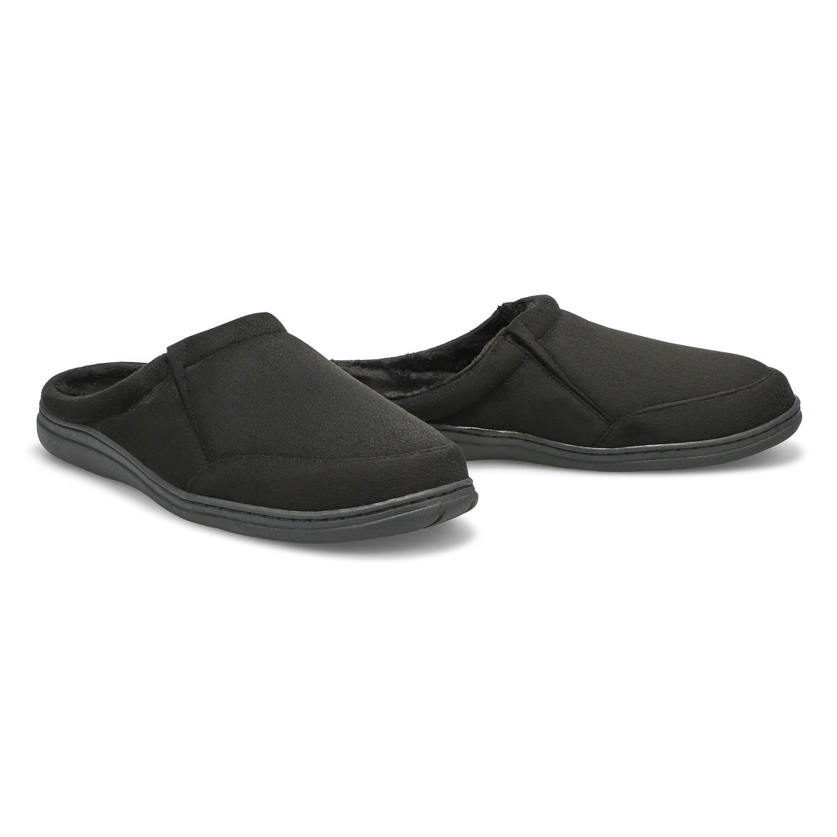 Men's Polar II Open Back Slipper - Black