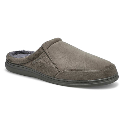 Mns Polar II Open Back Slipper - Charcoal