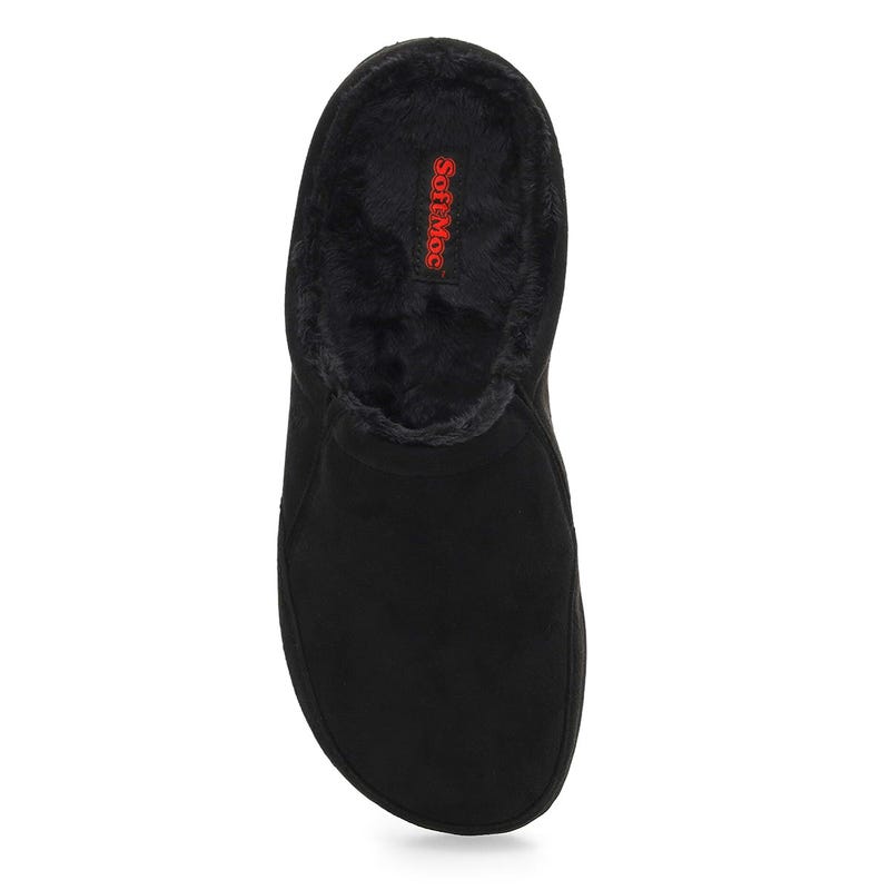 Men's Polar III Open Back Slipper - Black