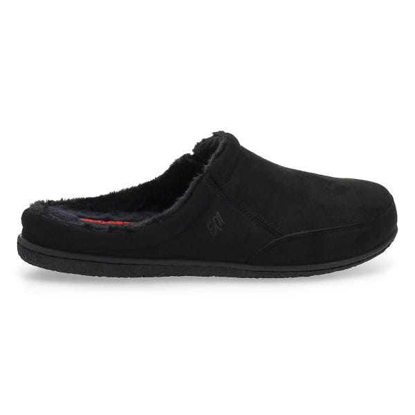 Men's Polar III Open Back Slipper - Black