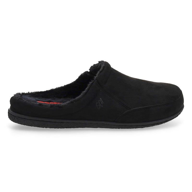 Men's Polar III Open Back Slipper - Black