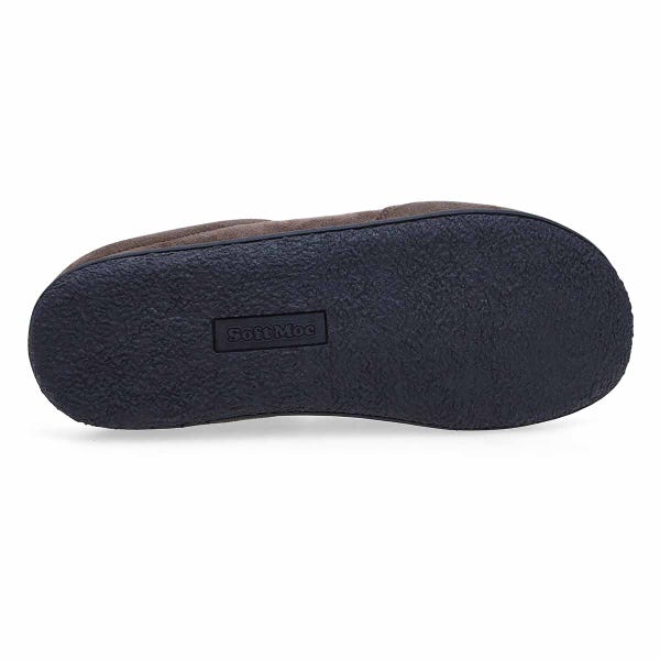 Men's Polar III Open Back Slipper - Charcoal