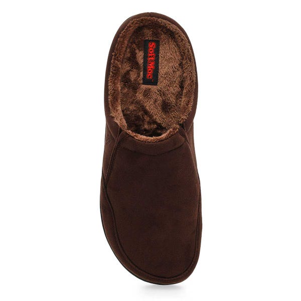 Men's Polar III Open Back Slipper - Rootbeer