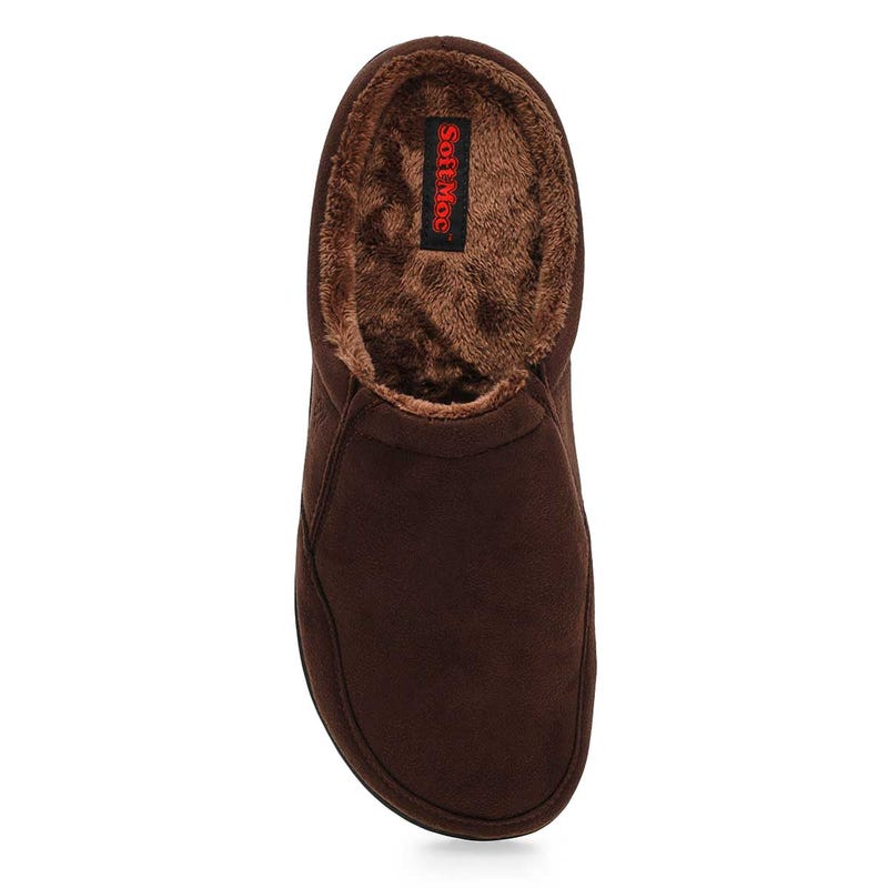 Men's Polar III Open Back Slipper - Rootbeer