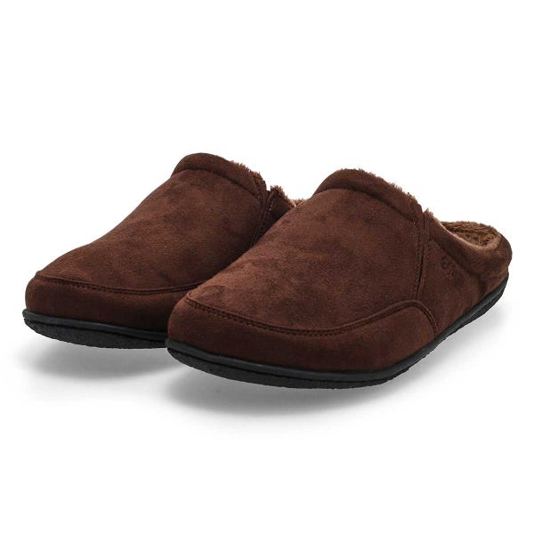 Men's Polar III Open Back Slipper - Rootbeer