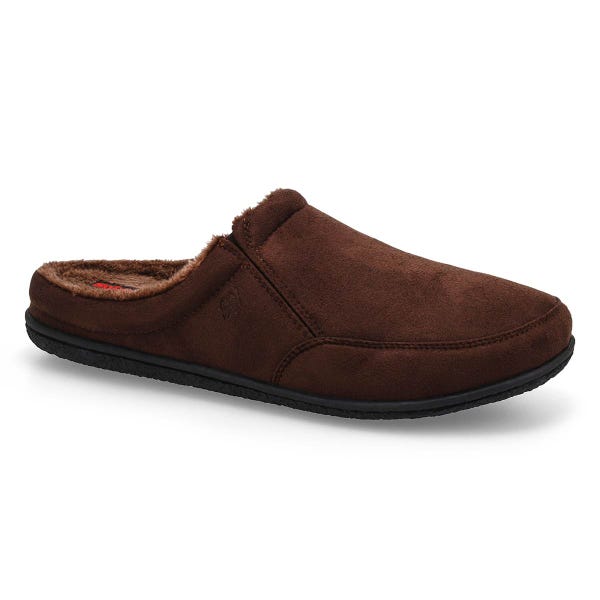 Men's Polar III Open Back Slipper - Rootbeer