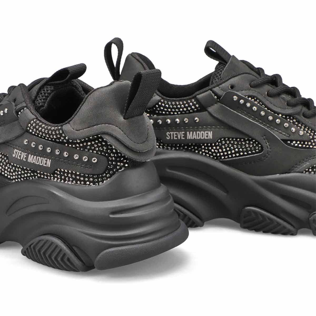 Women's Possession-R Lace Up Sneaker - Black