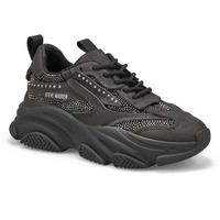 Women's Possession-R Lace Up Sneaker - Black