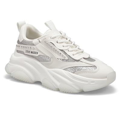 Women's Possession-R Lace Up Sneaker - White