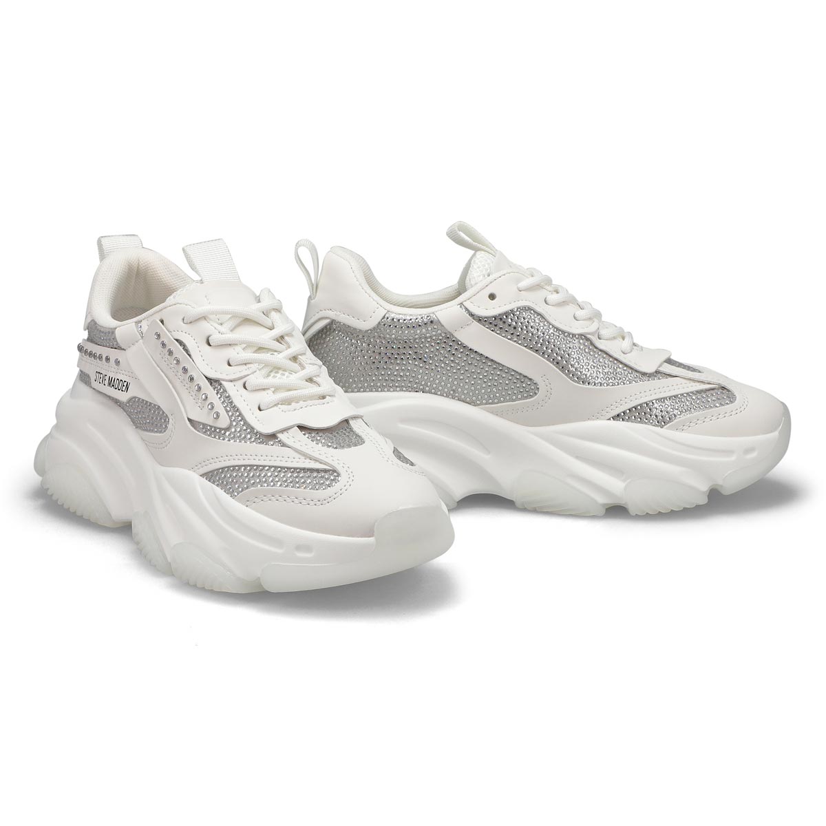 Steve Madden Women's Possession Sneaker - Whi | SoftMoc.com