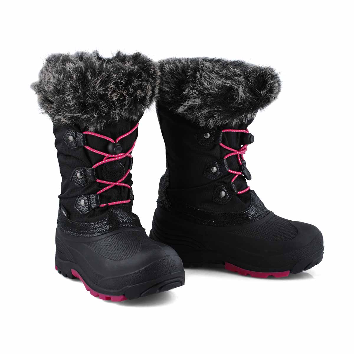 Girls' Powdery 2 Waterproof Winter Boot - Black/Rose