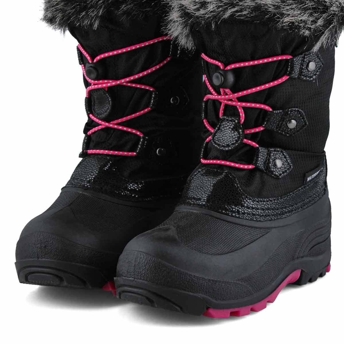 Girls' Powdery 2 Waterproof Winter Boot - Black/Rose