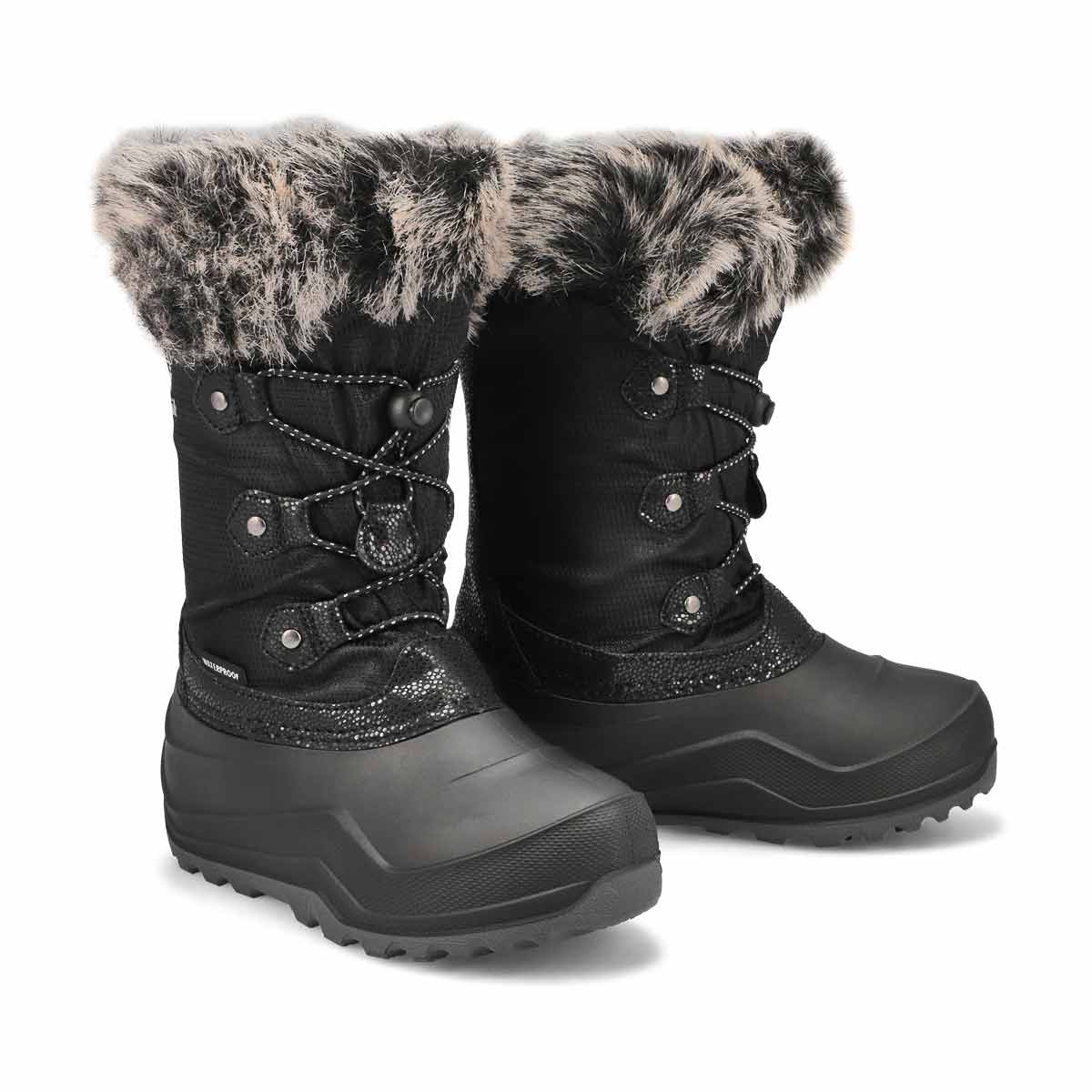 Girls' Powdery 3 Waterproof Winter Boot - Black