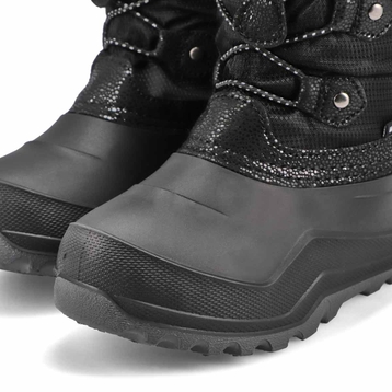 Botte d'hiver imperméable POWDERY 3, noir, filles