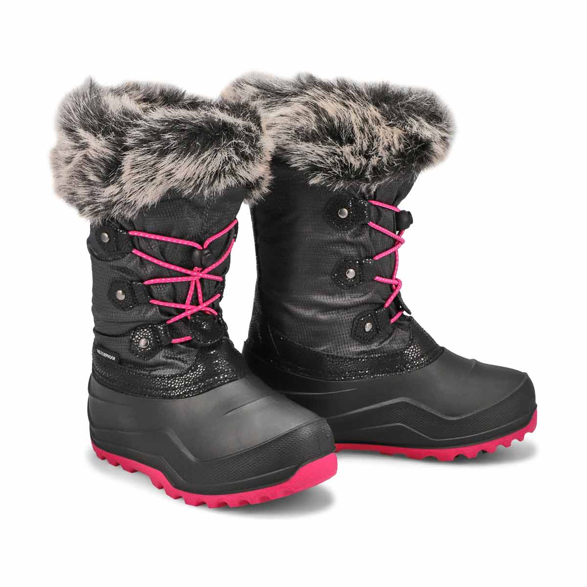 Botte d'hiver imperméable POWDERY 3, anthracite, filles