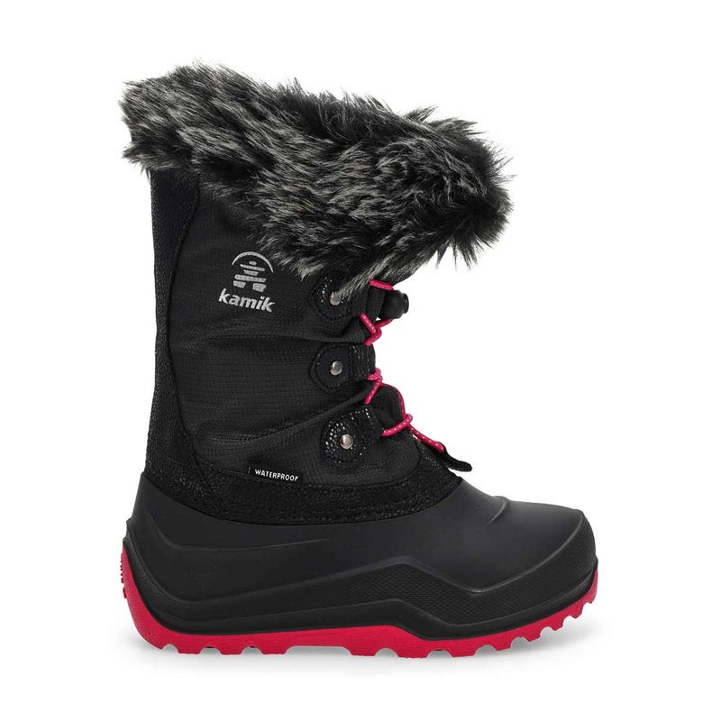 Botte d'hiver imperméable POWDERY 3, anthracite, filles