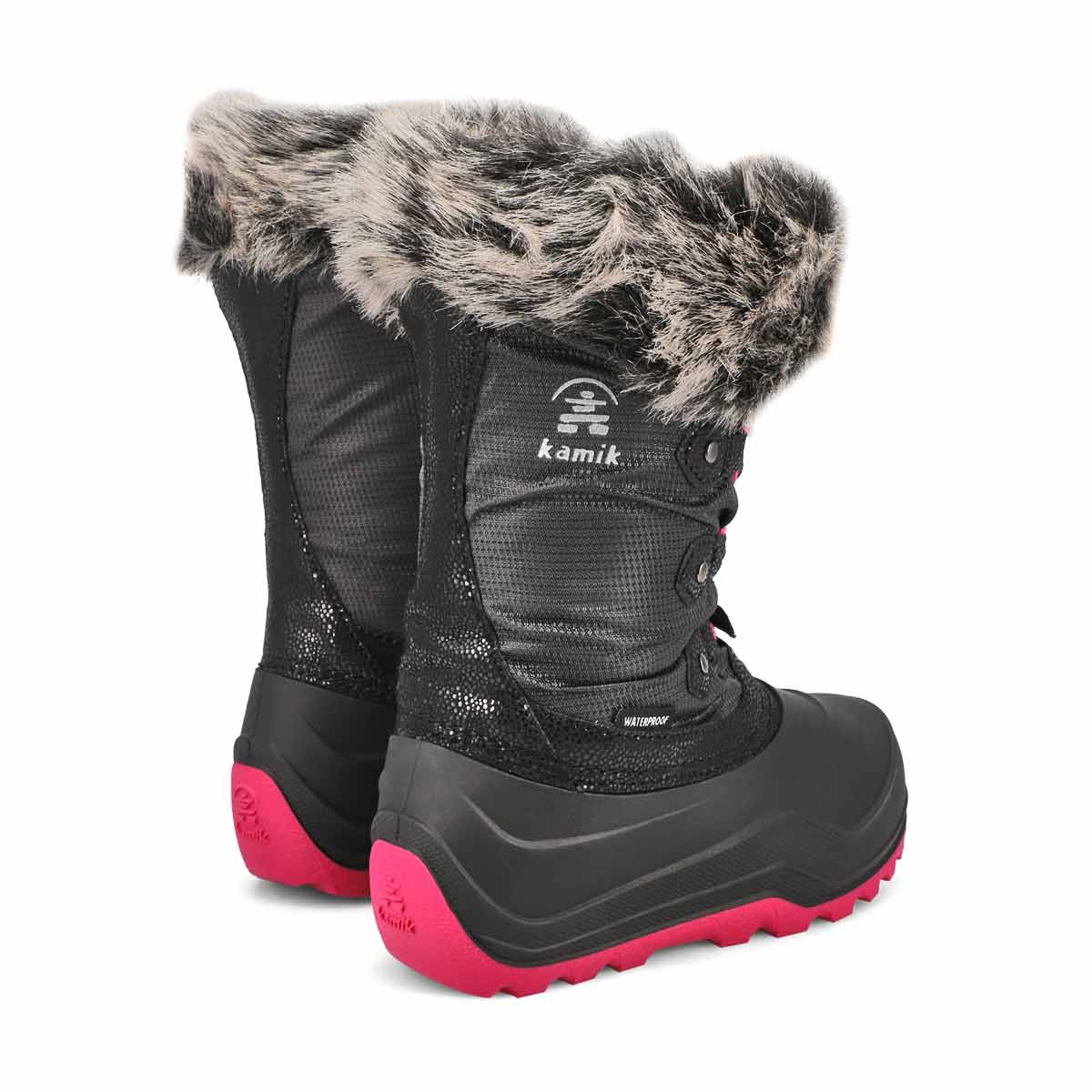 Girls' Powdery 3 Waterproof Winter Boot - Charcoal