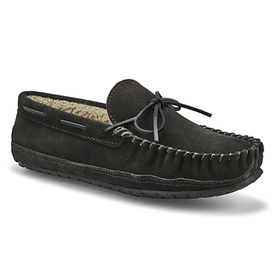 Mns Preston Memory Foam SoftMocs - Charcoal