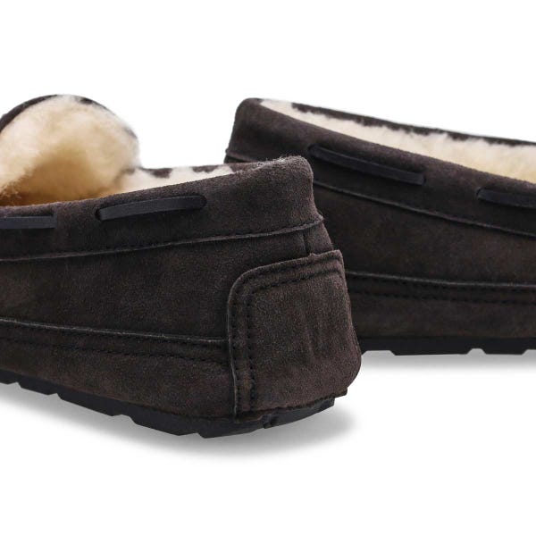 Pantoufles Preston II à mousse mémoire pour hommes en Charbon.