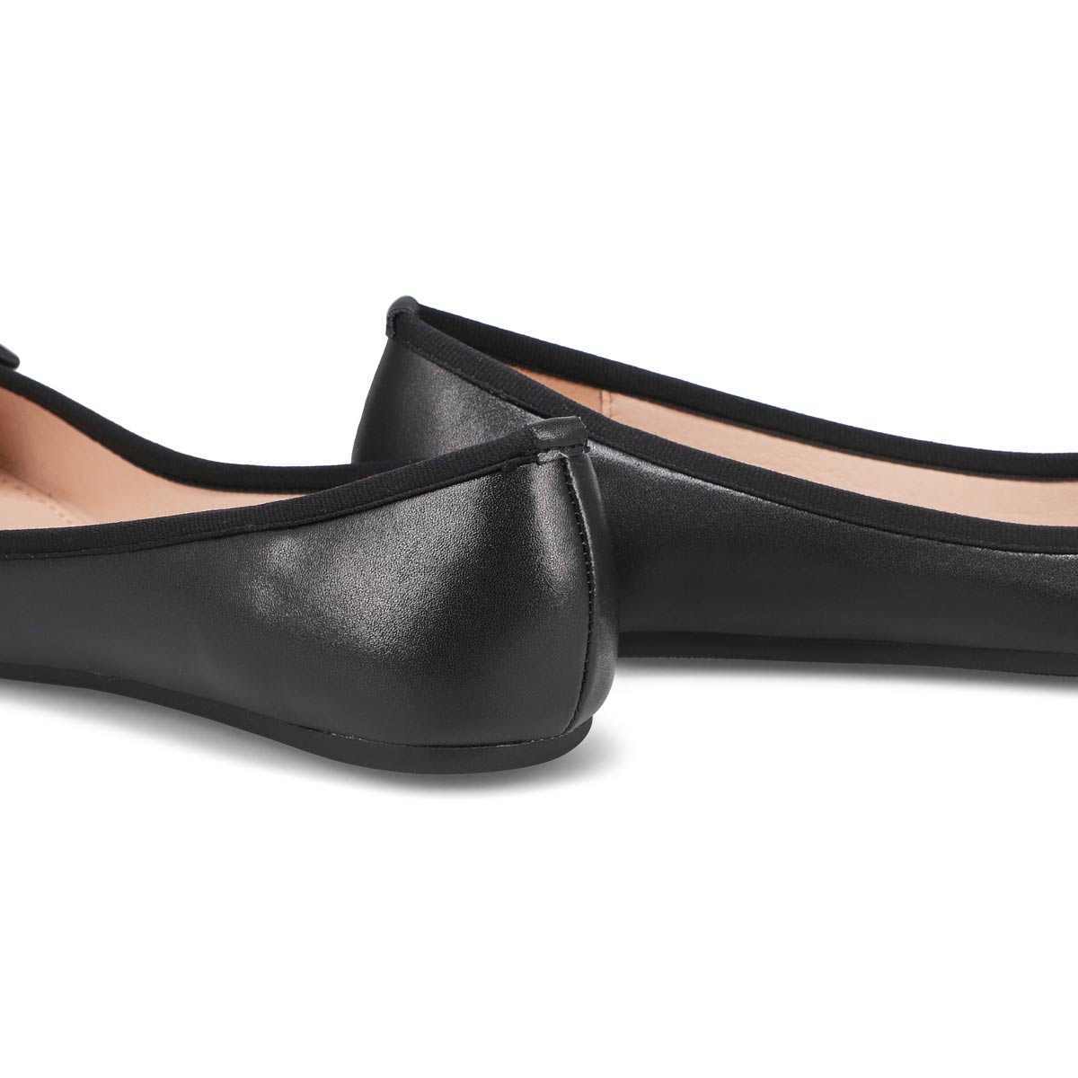 Women's Priscilla Leather Ballerina Flat - Black