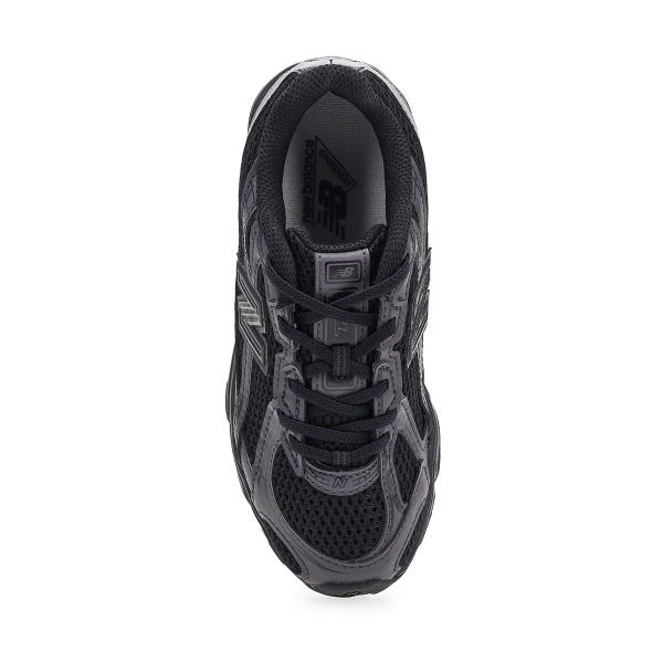 Kids'  740 Bungee Slip On Sneaker - Black Cement/Black