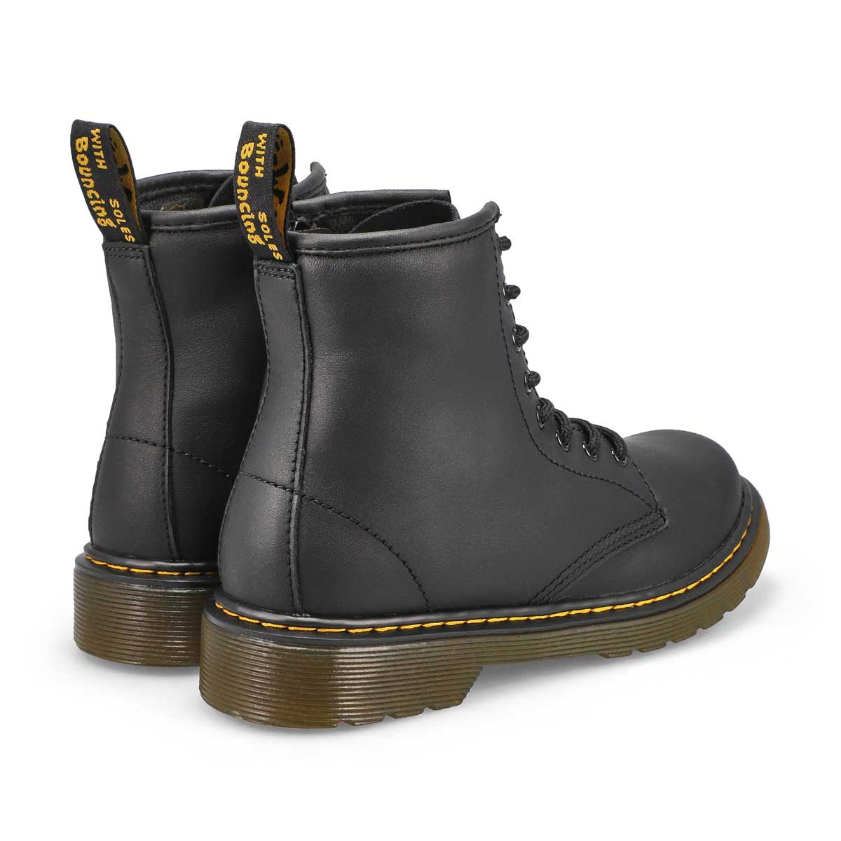 Kid's 1460 Junior 8-Eye Smooth Combat Boot - Black