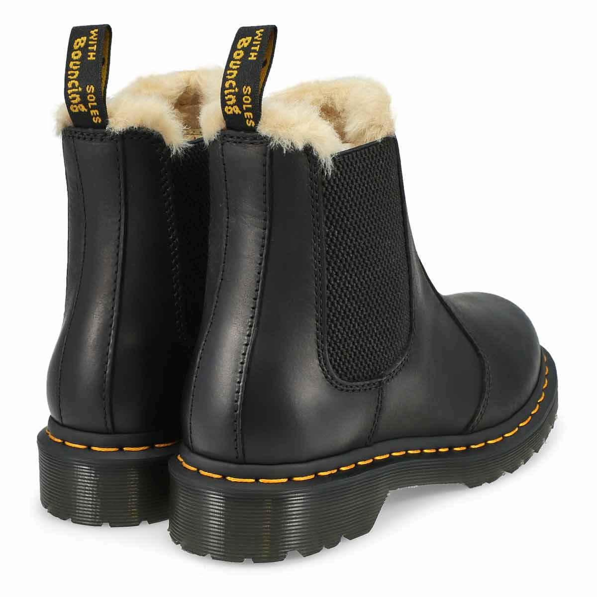 Dr. Martens 2976 Leonore Faux Fur-Lined Virginia Leather Chelsea