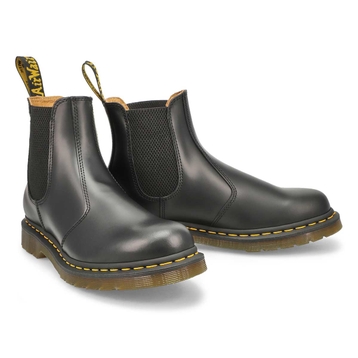 Women's 2976 Yellow Stitch Chelsea Boot - Black