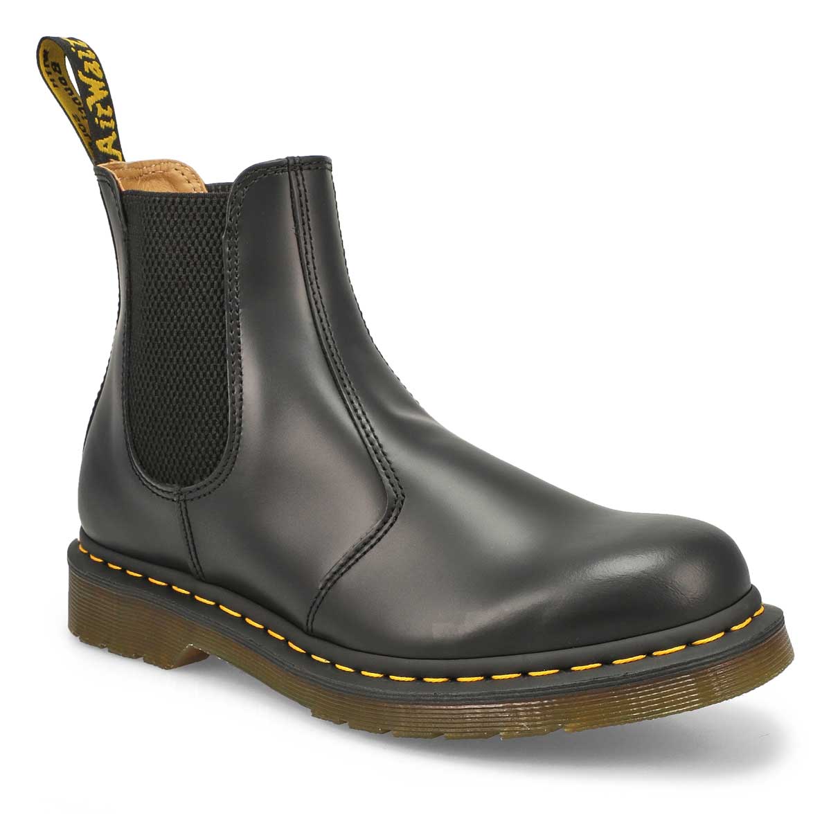 Botte Chelsea 2976 YELLOW STITCH, noir femmes