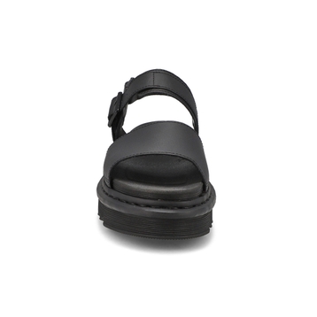 Women's Voss 2 Strap Casual Sandal - Black/Black