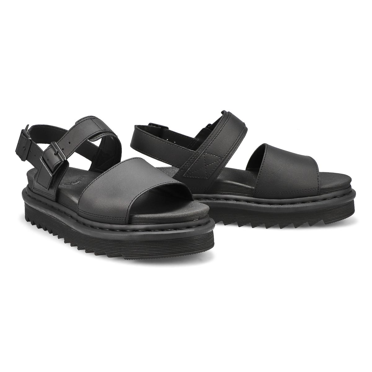 Dr Martens Women's Voss Casual Sandal - Black | SoftMoc.com