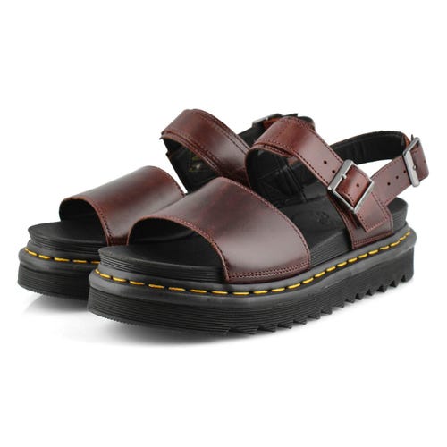 brown voss sandals