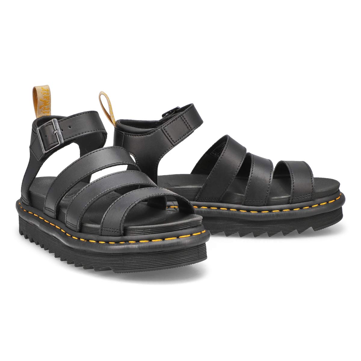 Women's Vegan Blaire Multi Strap Casual Sandal - Black